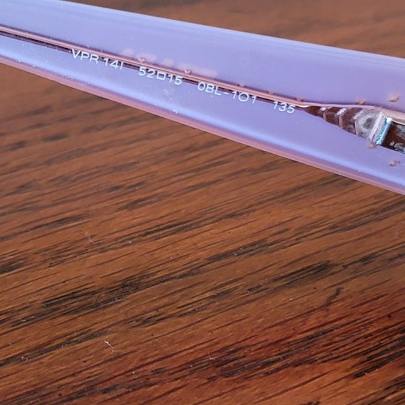 PRADA VPR 141 RECTANGULAR FULL RIM EYEGLASS FRAMES - AUTHENTIC - Picture 7 of 7